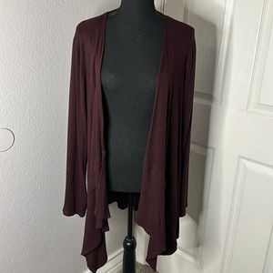Kohls ELLE Red/Burgundy Sweater - Size XL